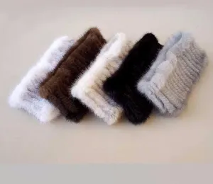 Knitted Fur Headband