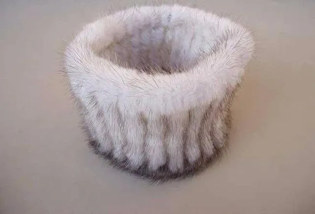 Knitted Fur Headband