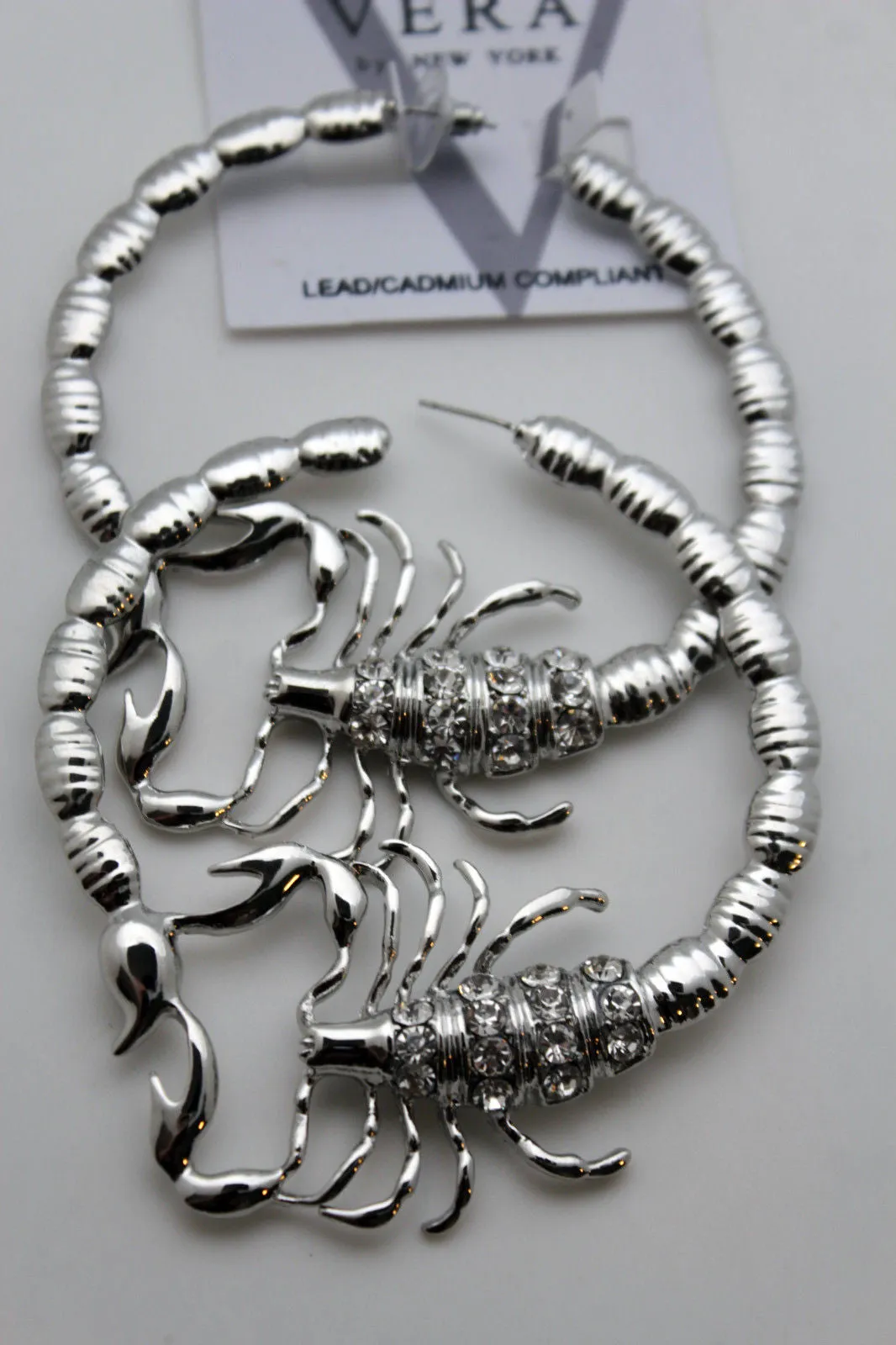 Large Scorpion Hoop Earrings