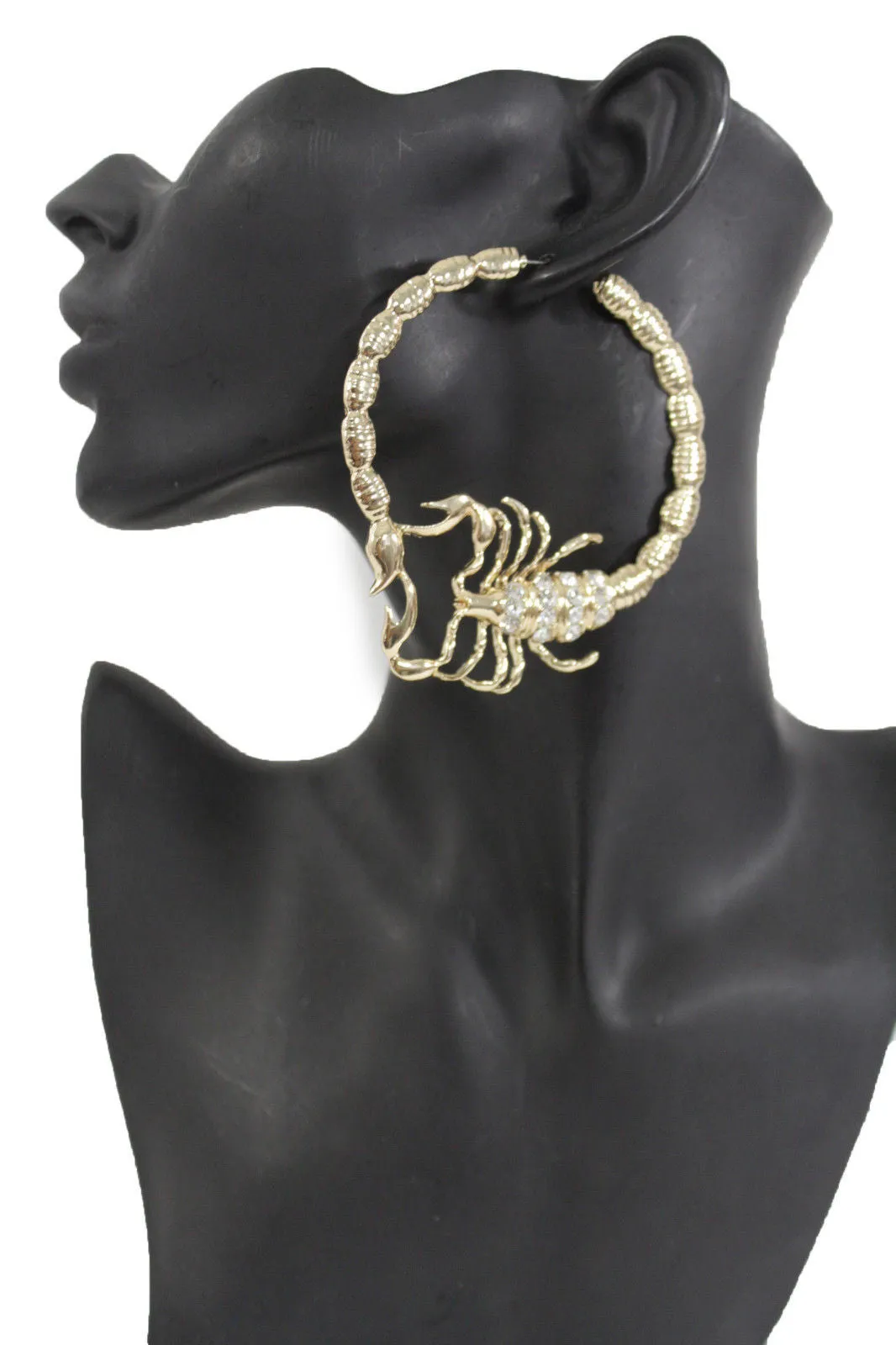 Large Scorpion Hoop Earrings