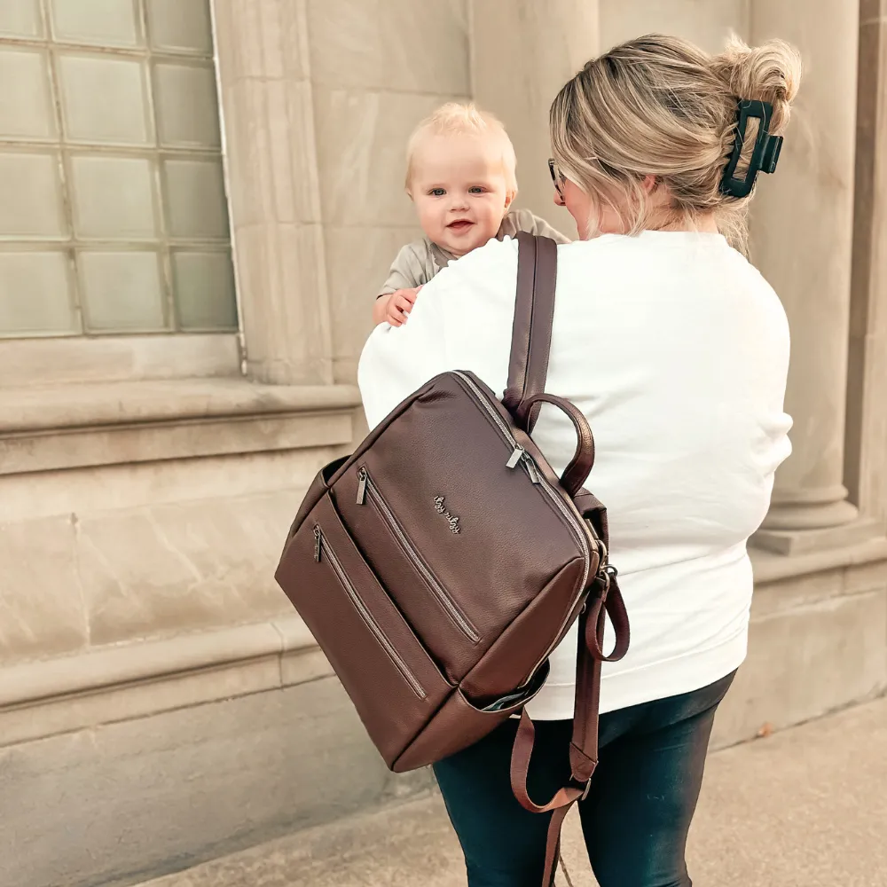 Limited Edition Espresso Eras Backpack™ Midi Diaper Bag