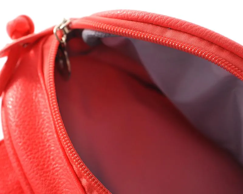 Lovely PU Leather Shoulder Bag - Red