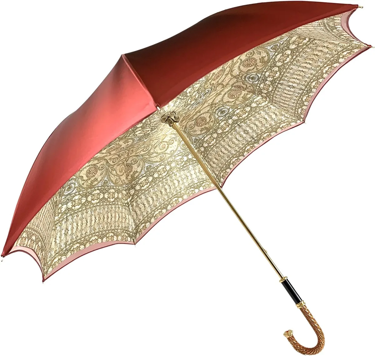 Luxurious Baroque Print Umbrella