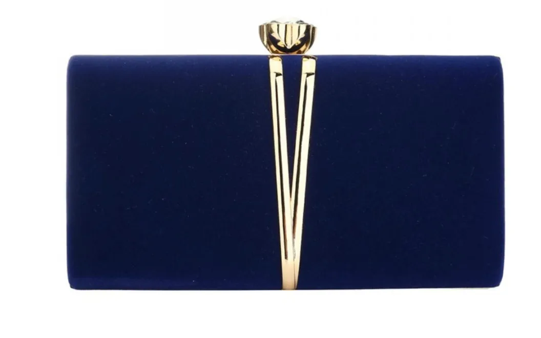 Luxurious Black Evening Clutch Bag Comes in 4 Elegant Colors