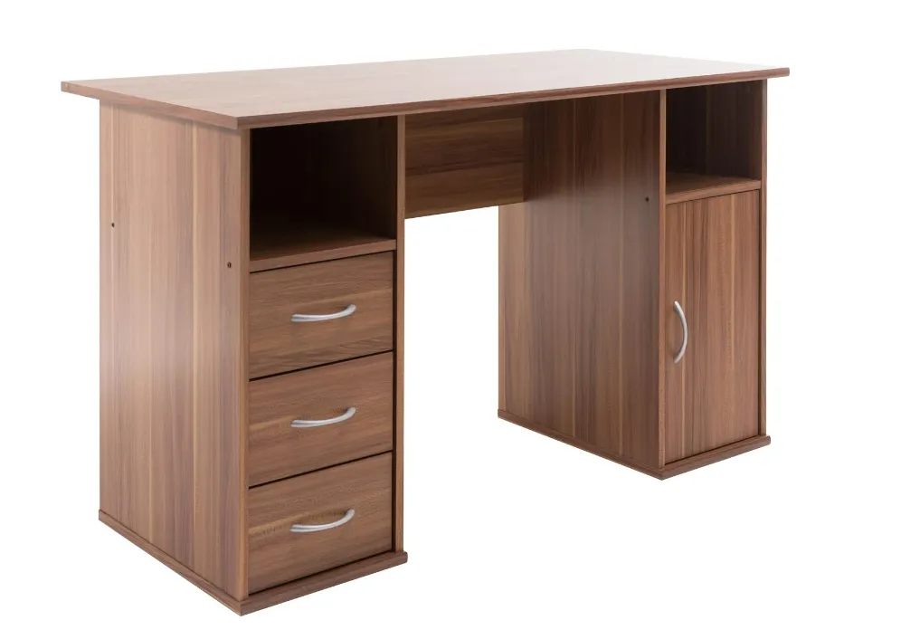 Maryland Home Office Desk - Beech, Walnut or White Option