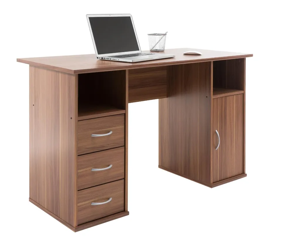 Maryland Home Office Desk - Beech, Walnut or White Option