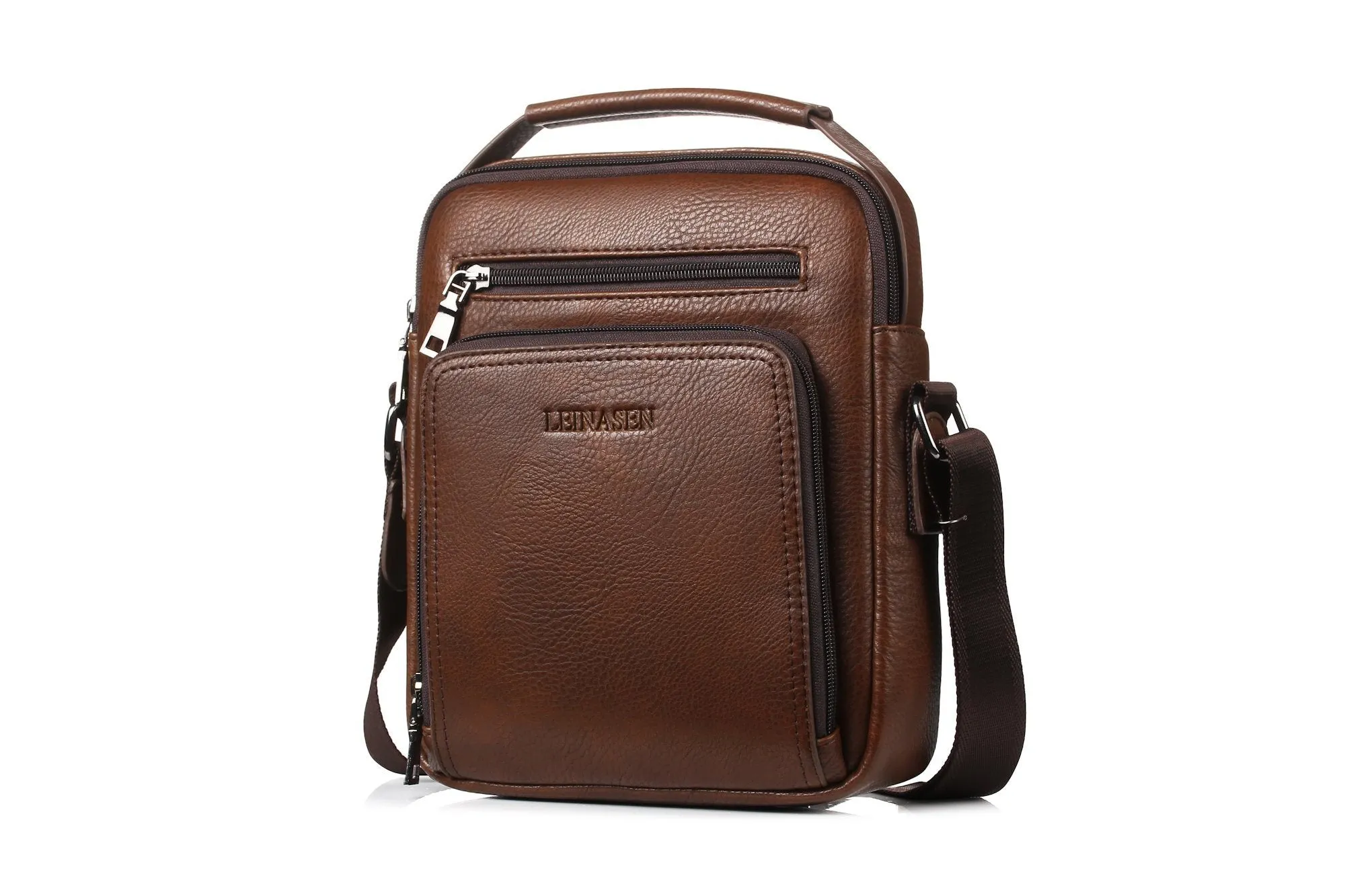 Men’s Travel Shoulder Bag - Brown (18062)