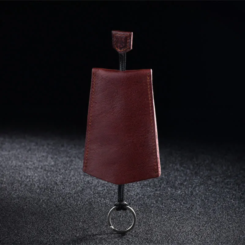 Mini Creative Portable Pull-out Leather Key Case