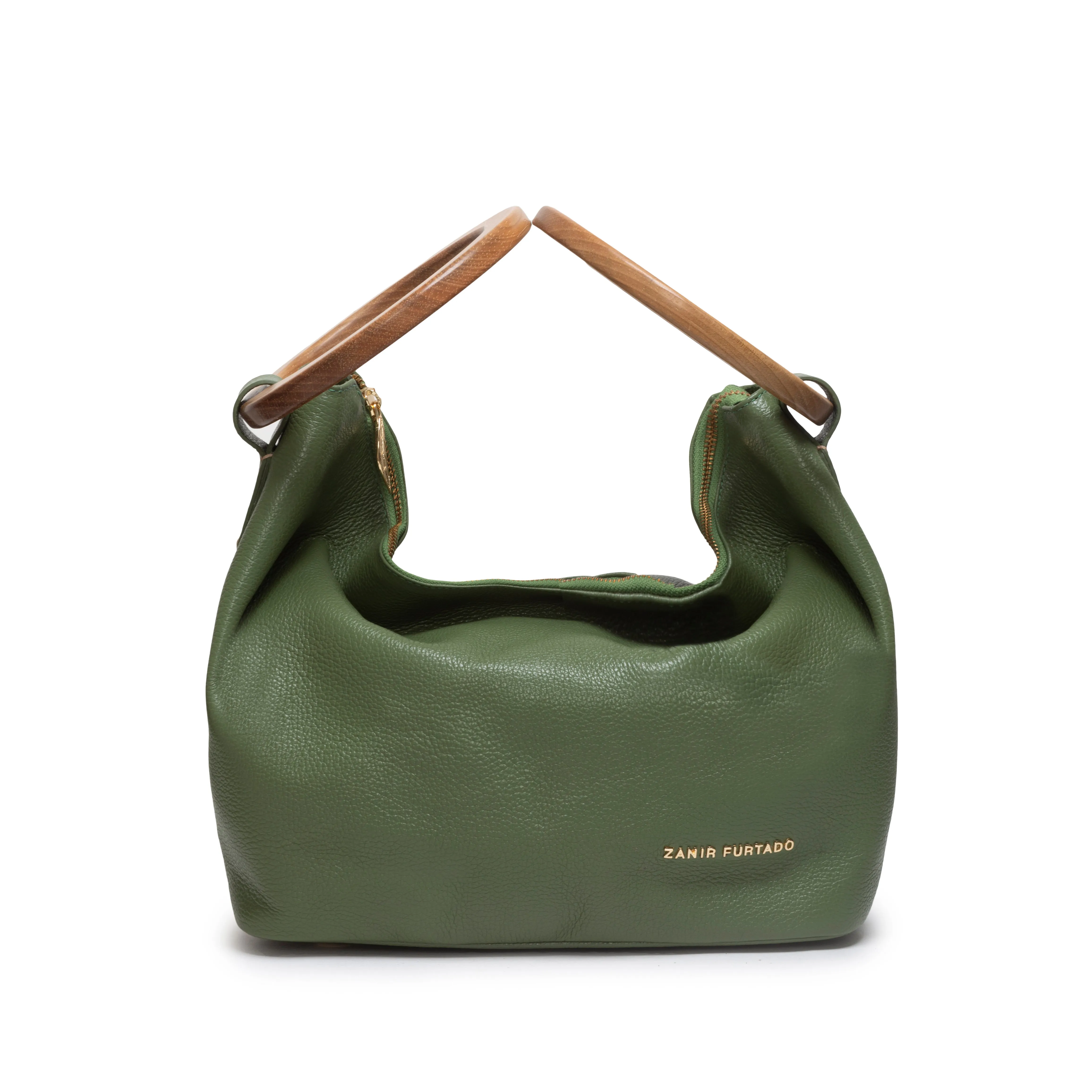 Stylish Zanir Furtado Cambará Green Bag - New Collection