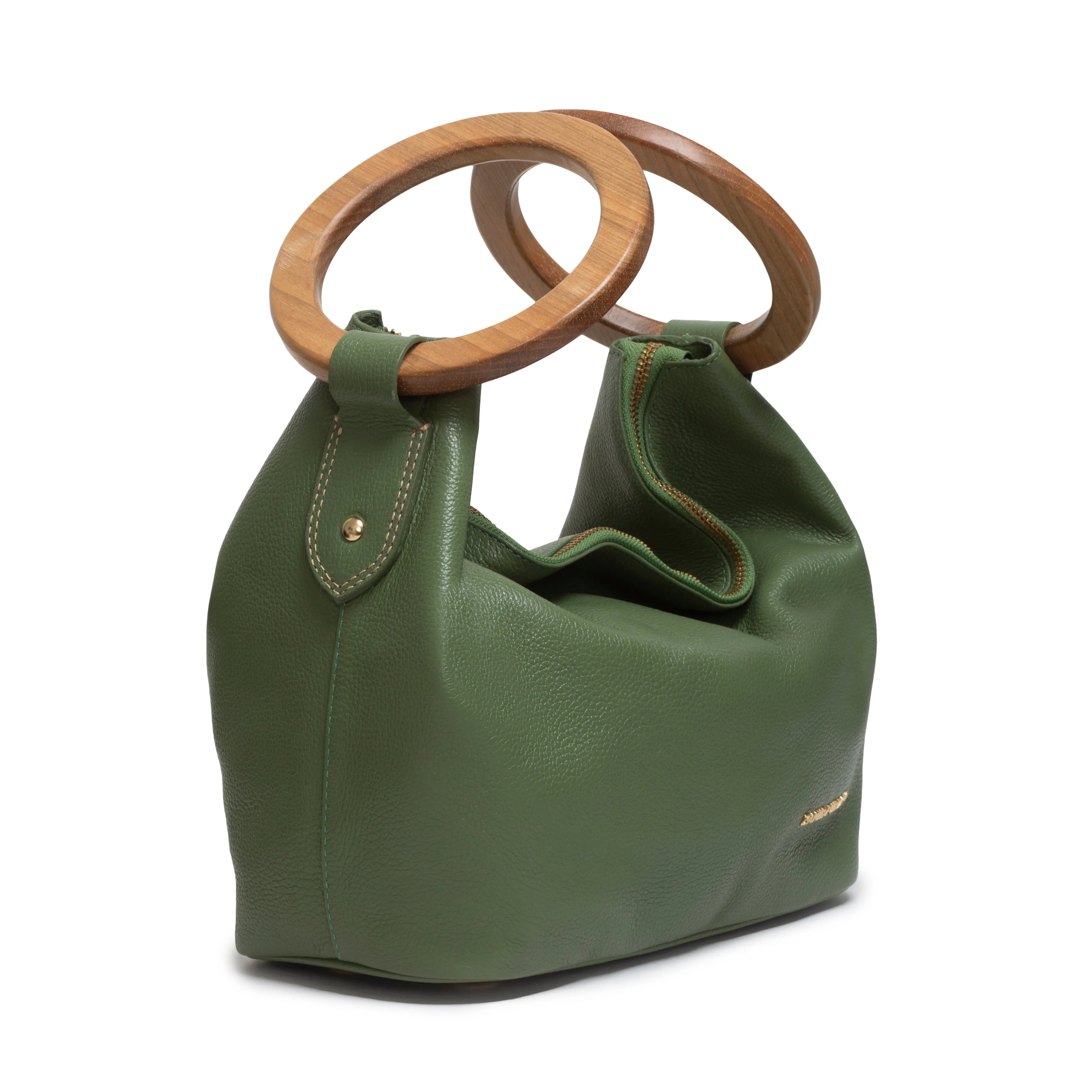 Stylish Zanir Furtado Cambará Green Bag - New Collection