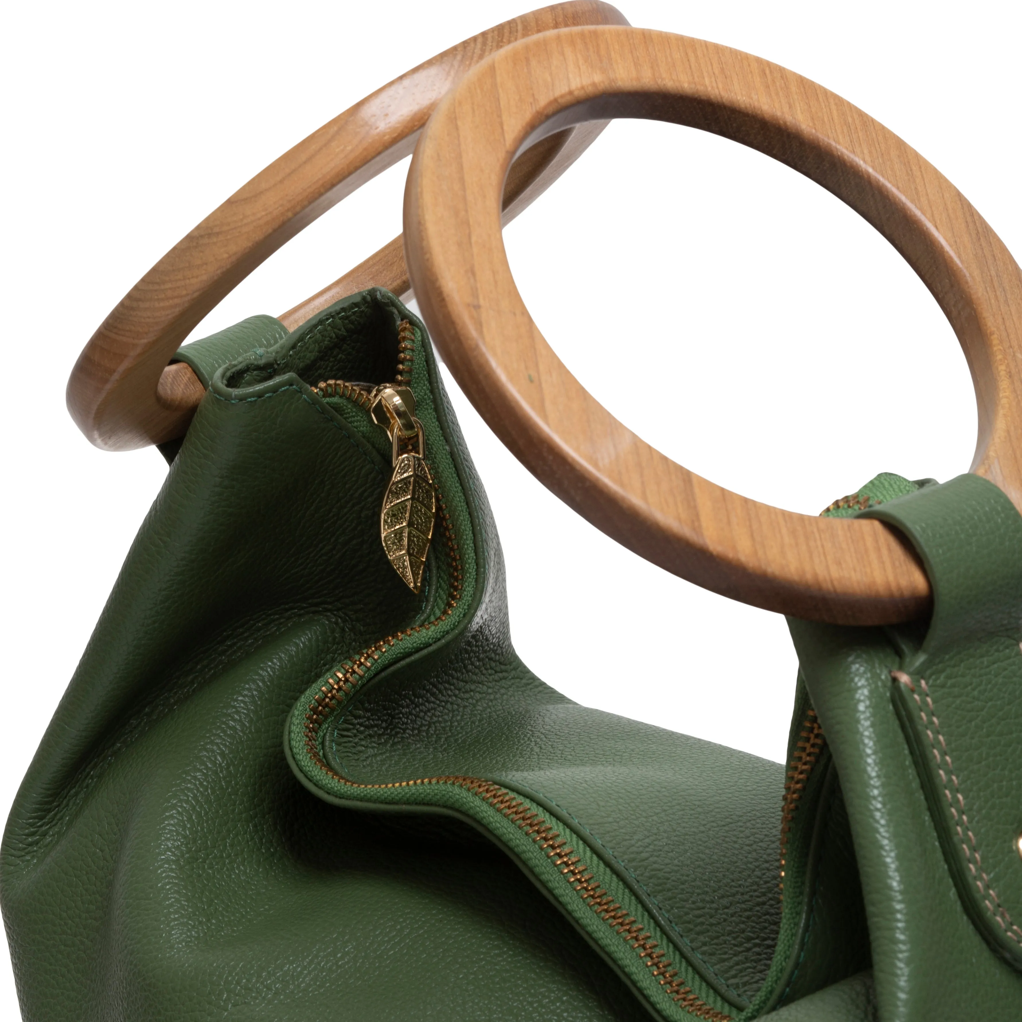 Stylish Zanir Furtado Cambará Green Bag - New Collection