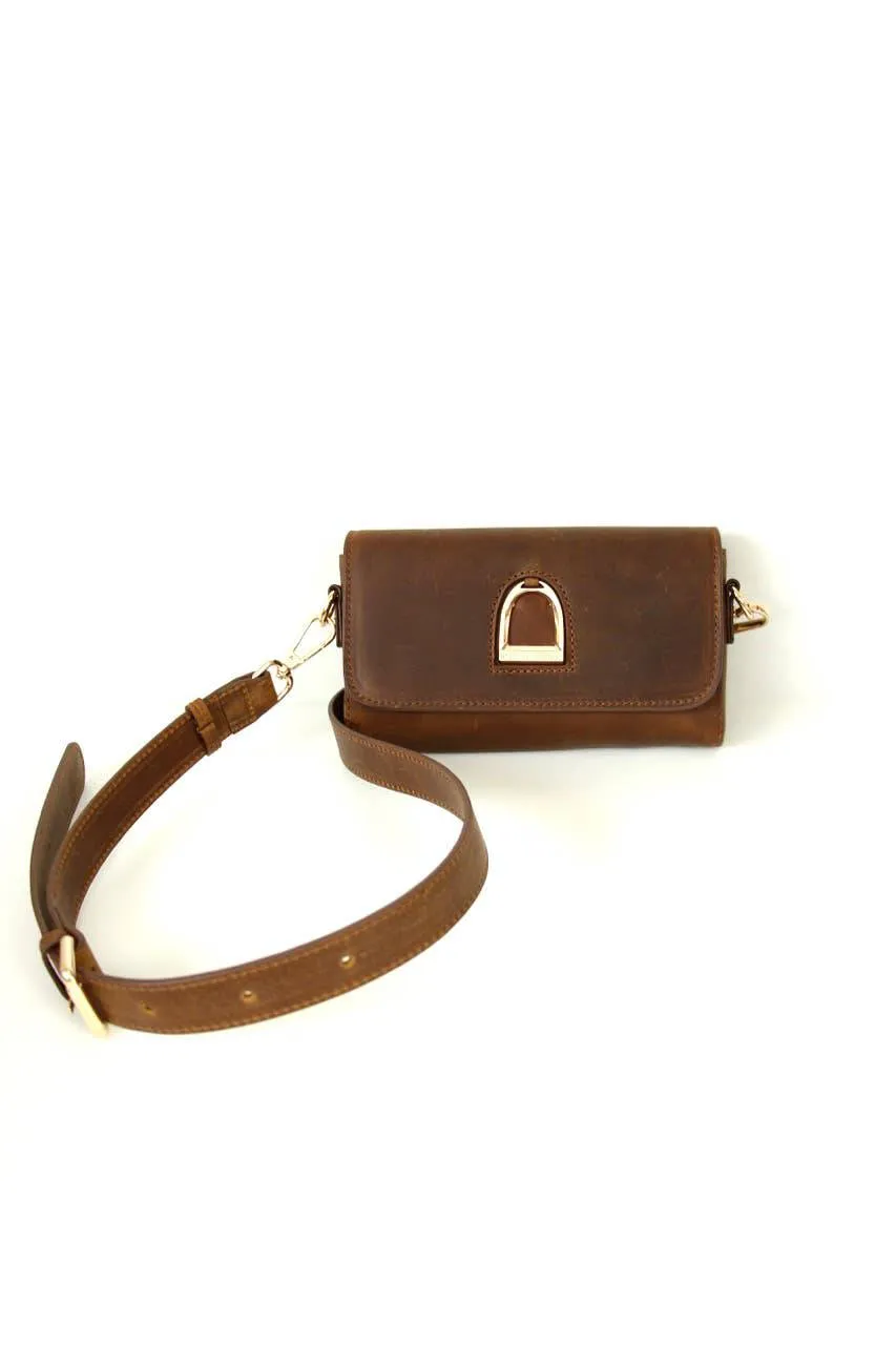 Oakbark & Chrome - Rider Belt Bag in Brindle