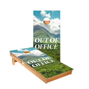 Out Of Office Star Cornhole Boards