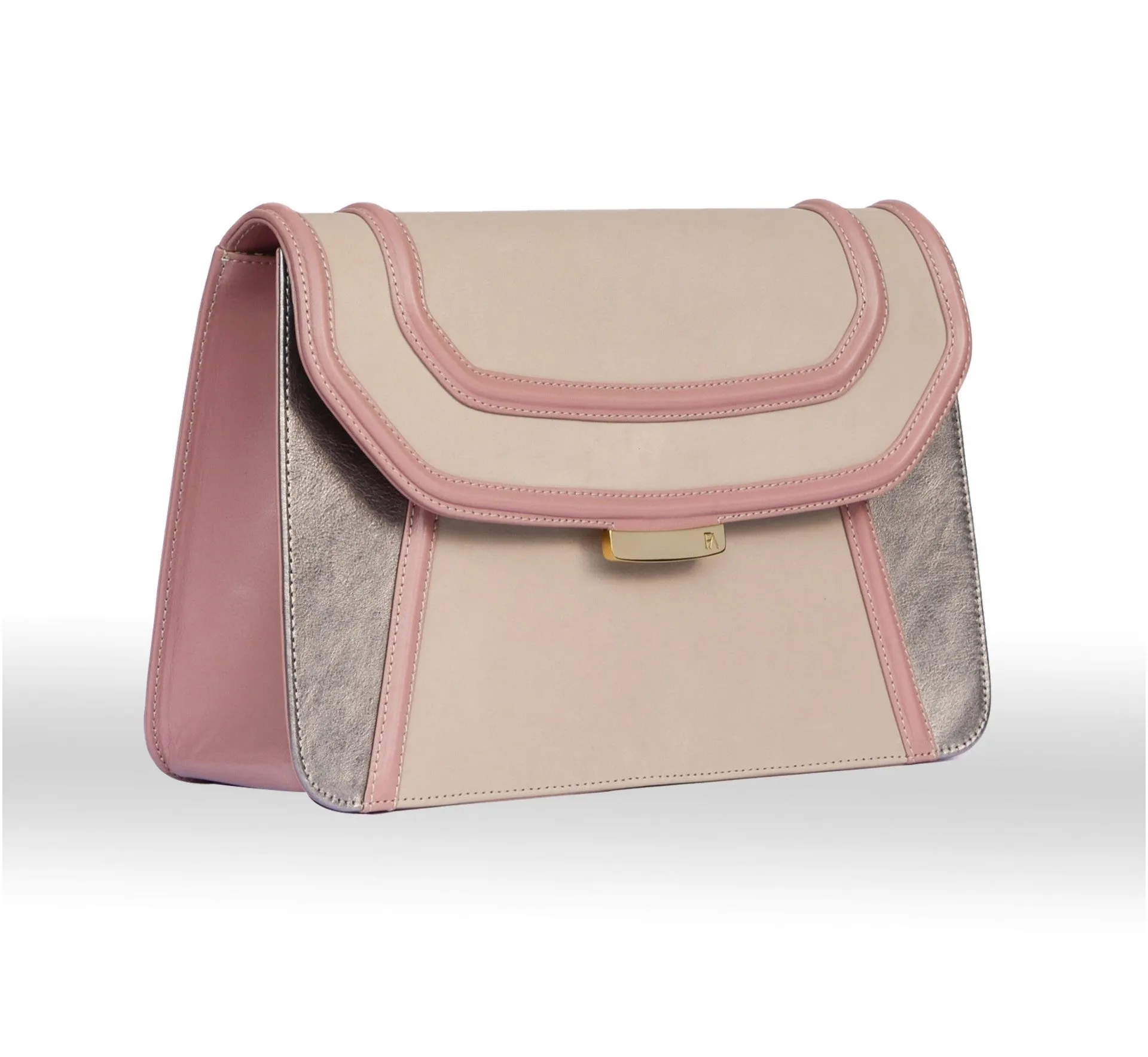 Pale Pink Jeeda Clutch