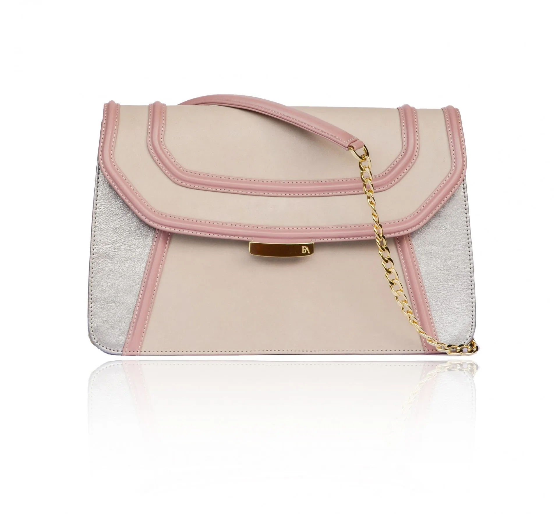 Pale Pink Jeeda Clutch