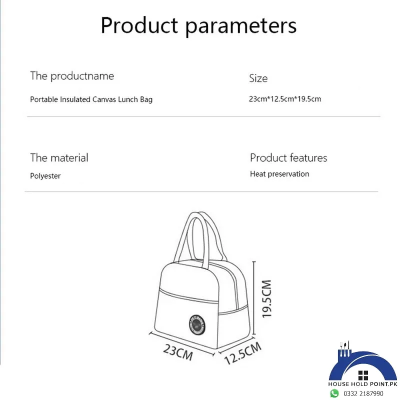 Portable Thermal Lunch Bag