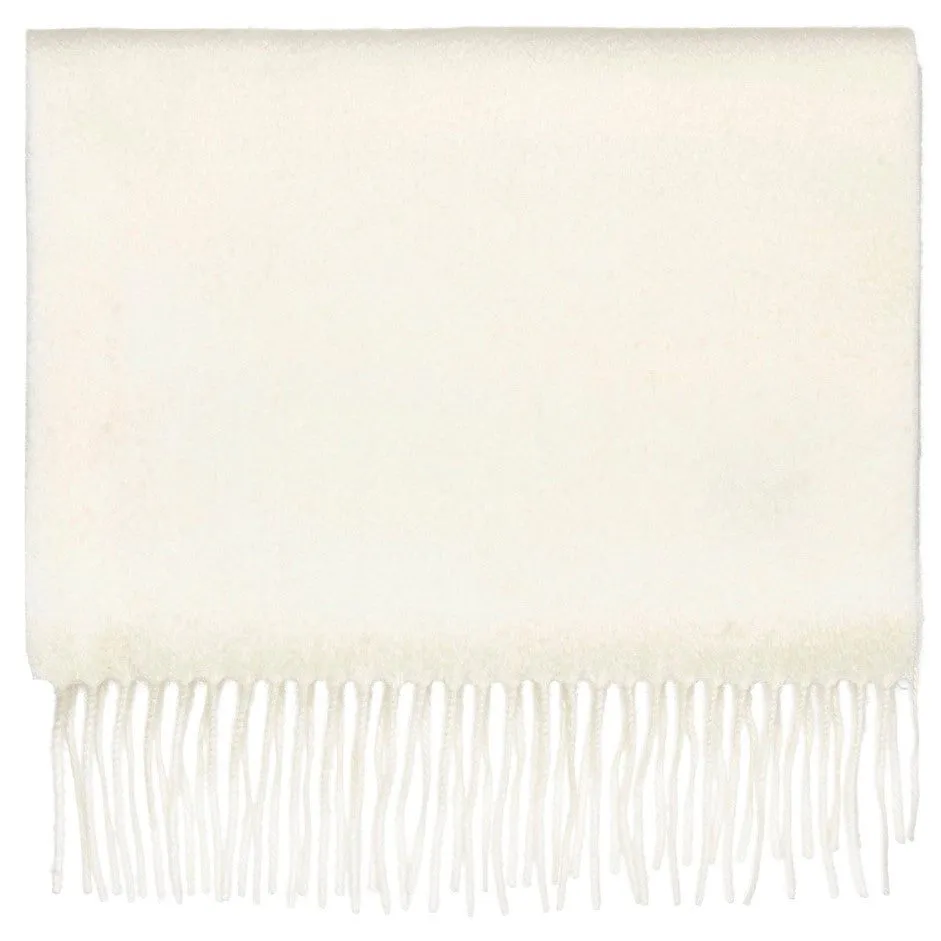 Pure Cashmere Scarf - Creamy White