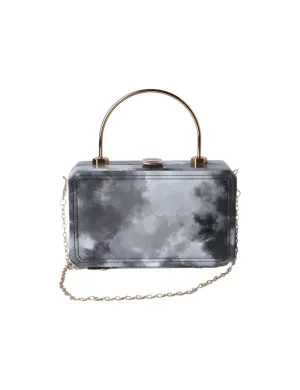 Silver Lining Cloud Clutch