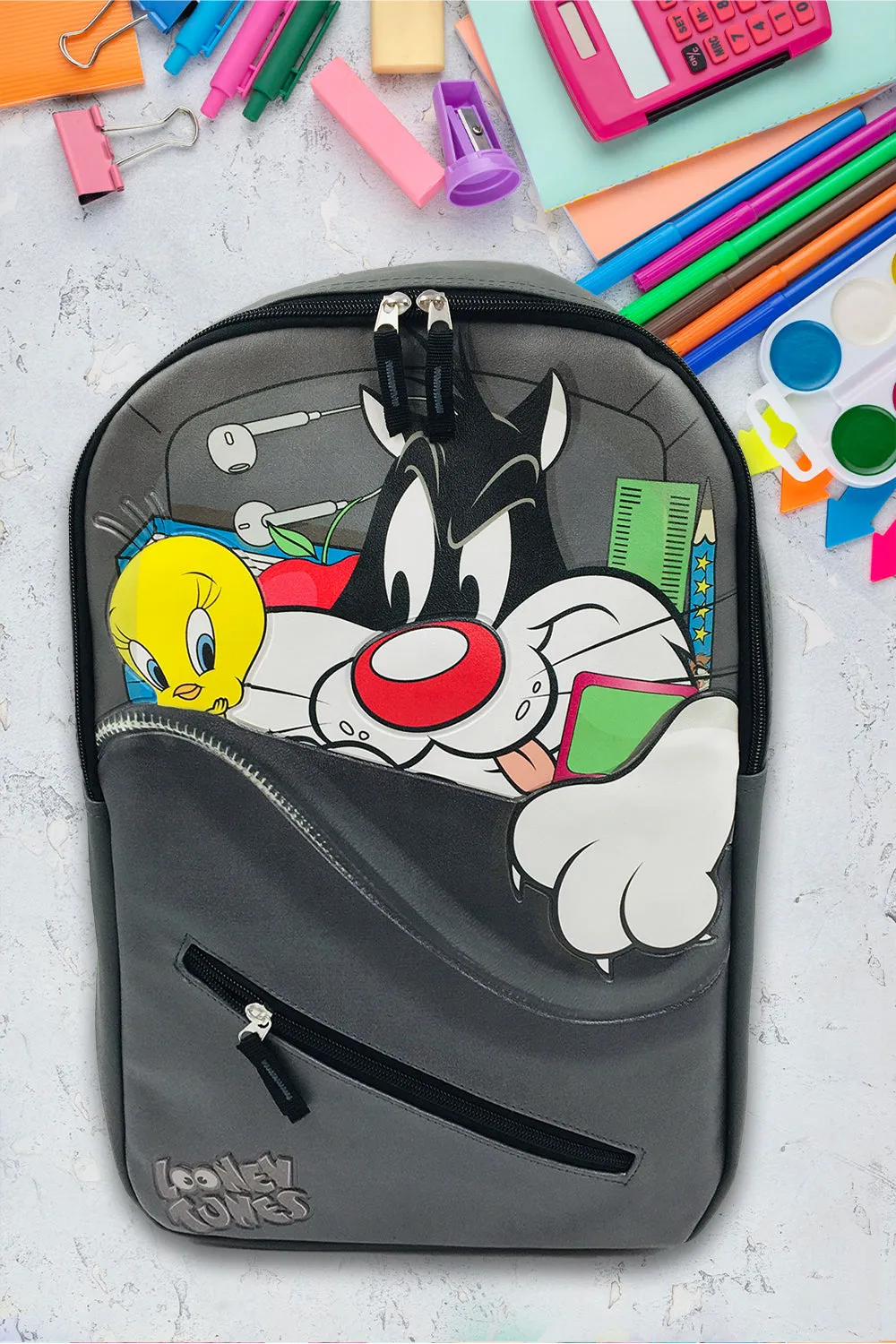 Sylvester & Tweety Adult PU Printed Backpack