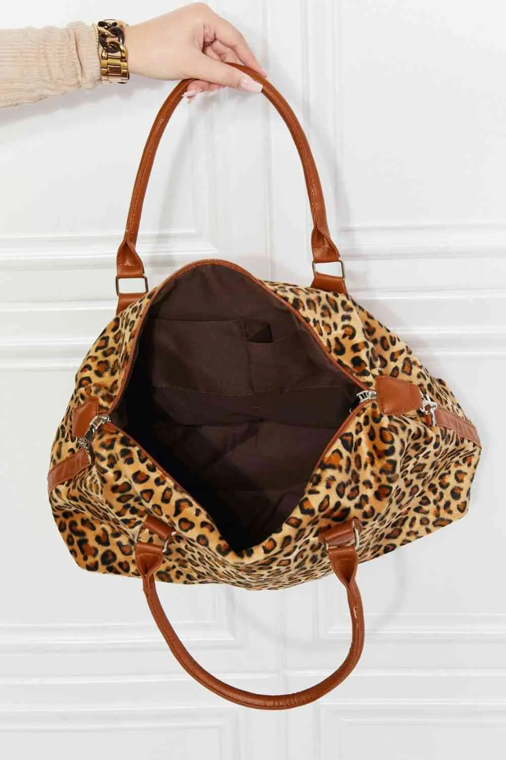 TEEK - Animal Print Brushed Weekender Bag