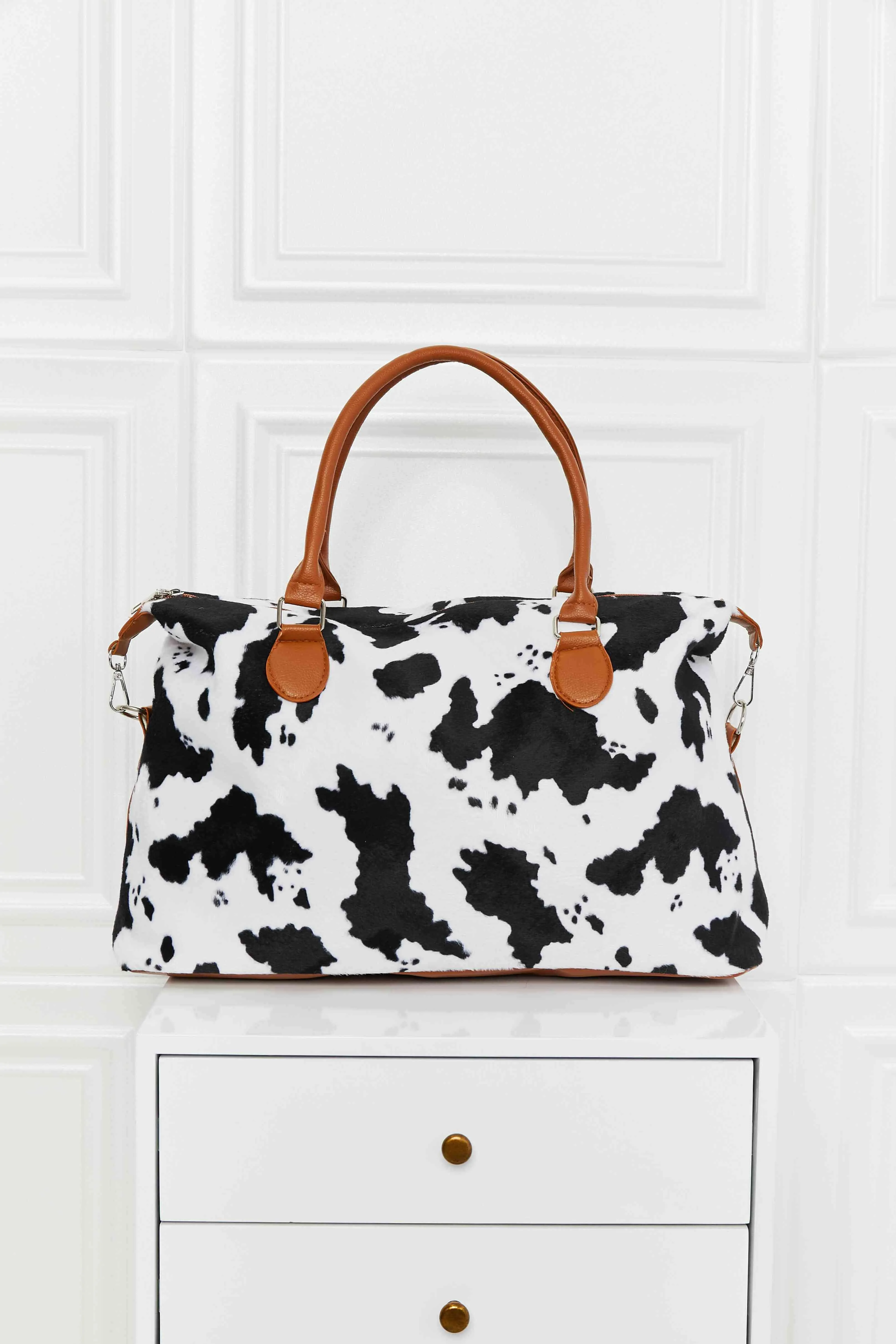 TEEK - Animal Print Brushed Weekender Bag