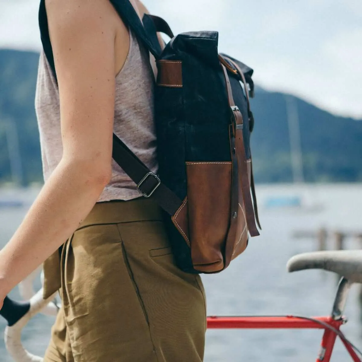 Thames - Waxed Canvas Backpack