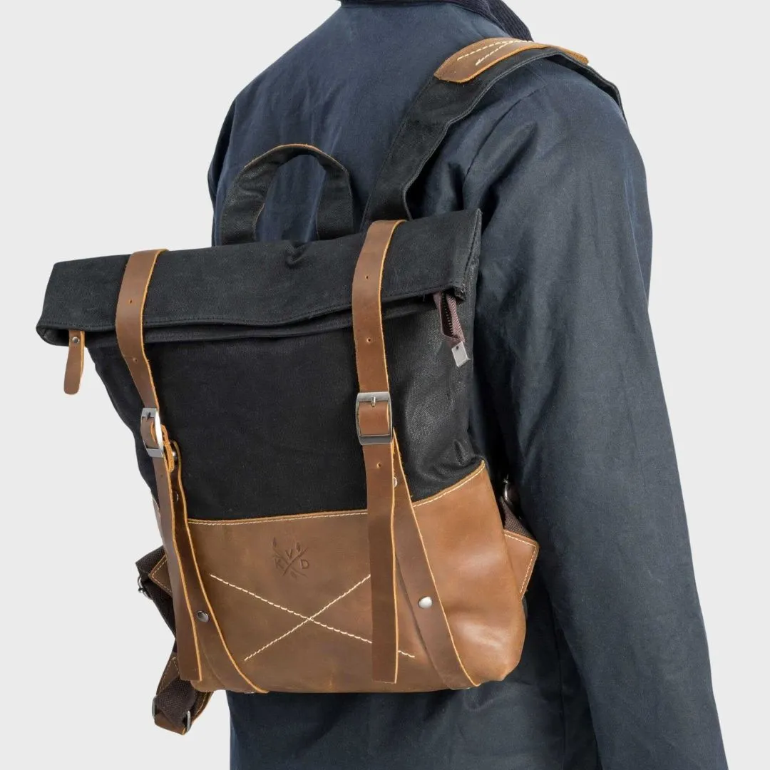 Thames - Waxed Canvas Backpack