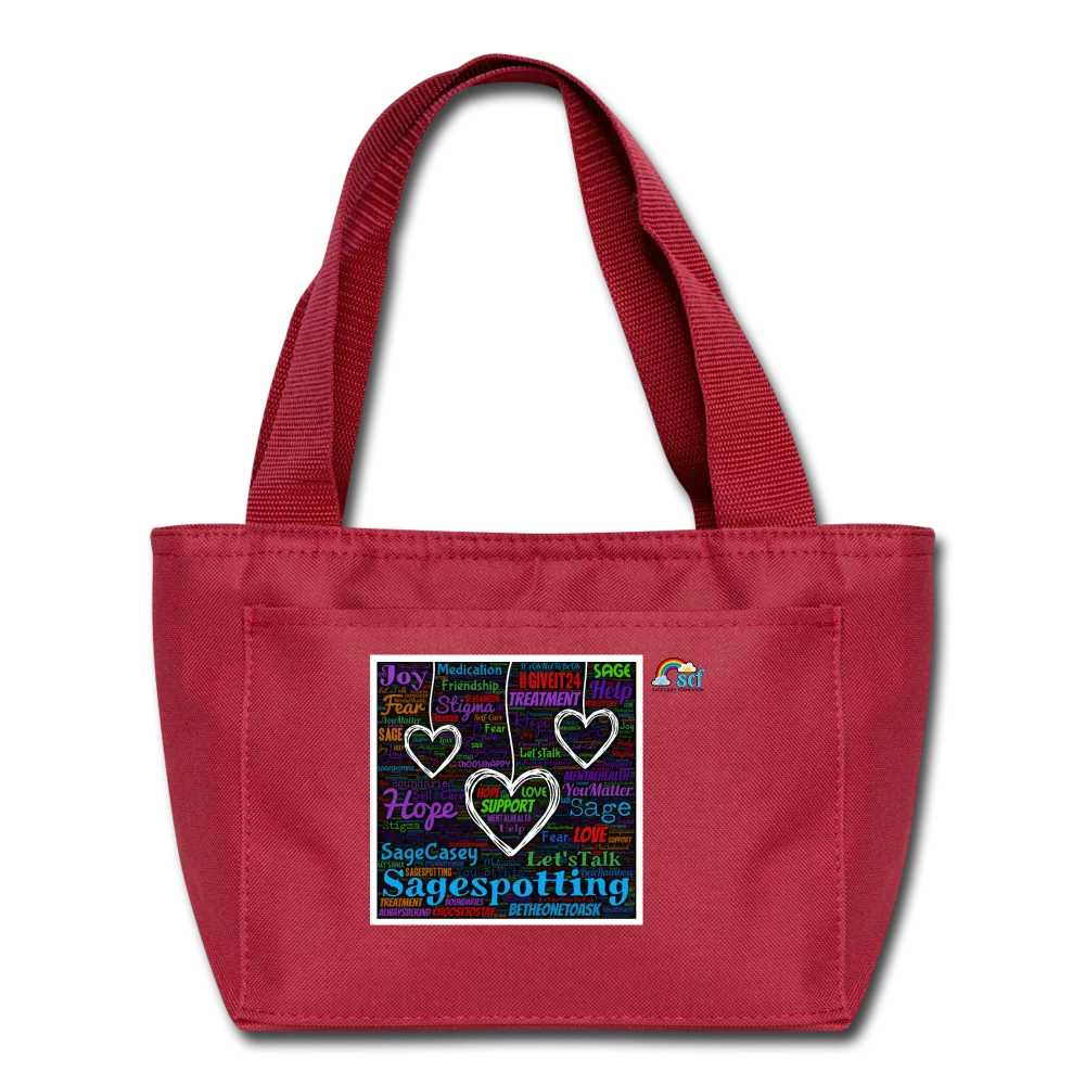 Three Hearts Lunch Bag