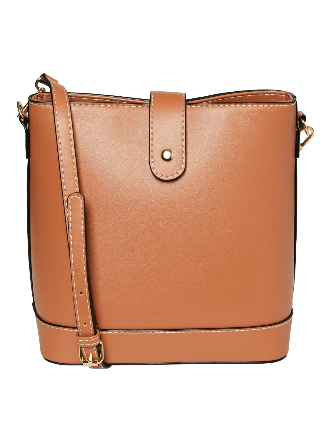 Vero Moda Curve Shoulder Bag in Brown