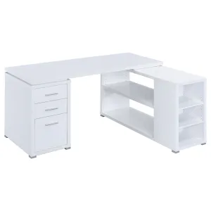 Yvette L-Shape Office Desk - Spacious & Practical